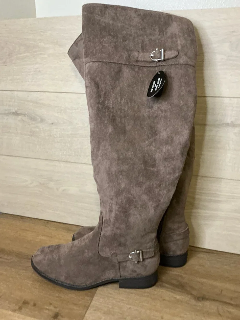 American Rag Wide Calf  Aadarra Suede Over Knee Boots 9